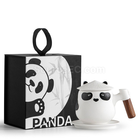 Customization Panda Ceramic Cup Promotional Products