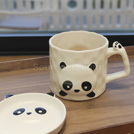 Customization Panda Ceramic Cup Promotional Products