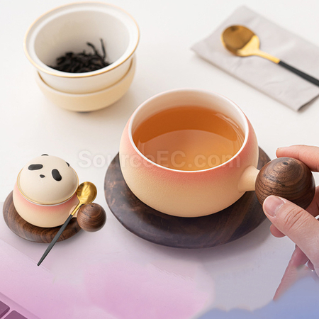 Customization Panda Ceramic Cup Promotional Products