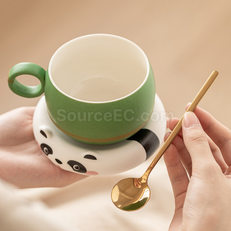 Customization Panda Ceramic Cup Promotional Products