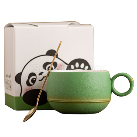 Customization Panda Ceramic Cup Promotional Products