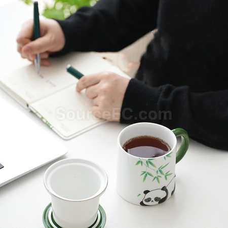 Customization Signature Pen+Ceramic Cup+Notebook Suit Promotional Products