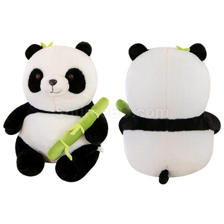 Customization Panda Hugging Bamboo Doll Promotional Products
