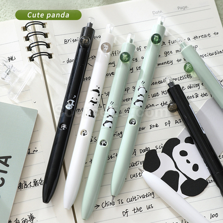Customization Panda Face Changing Quick Drying Gel Pen Promotional Products