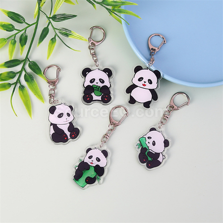 Customization Panda Acrylic Keychain Promotional Products
