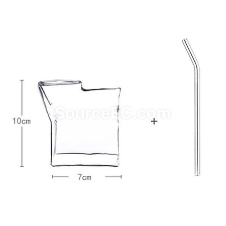 Customization Glass Milk Cup Promotional Products