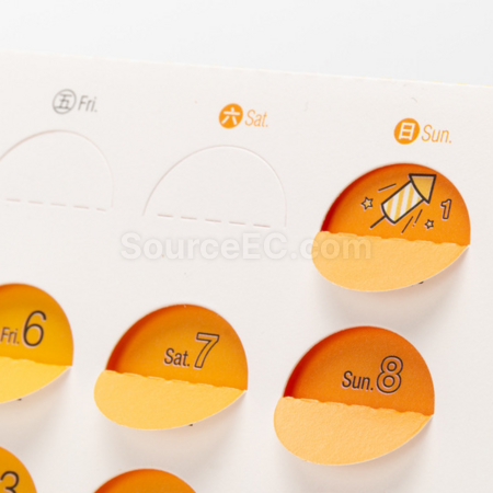 Customization Dog-Eared Desk Calendar Promotional Products