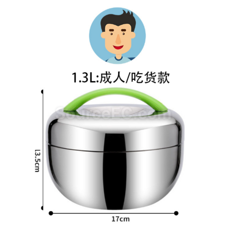 Customization Stainless steel apple shaped lunch box Promotional Products