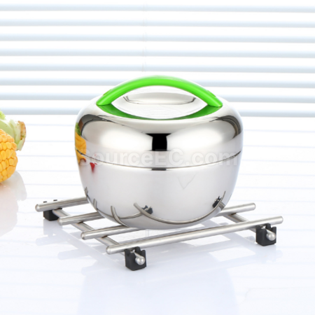 Customization Stainless steel apple shaped lunch box Promotional Products