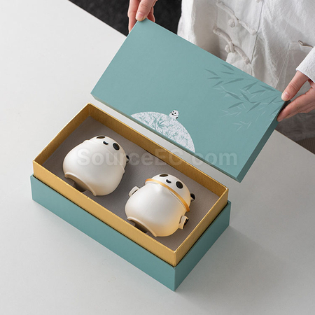 Customization Panda Portable Travel Tea Set Promotional Products