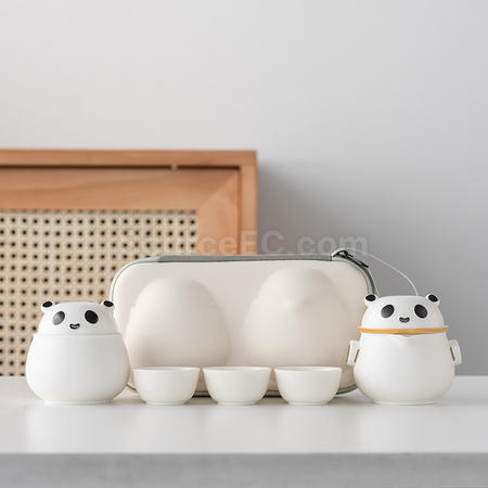 Customization Panda Portable Travel Tea Set Promotional Products