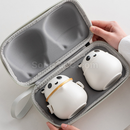 Customization Panda Portable Travel Tea Set Promotional Products