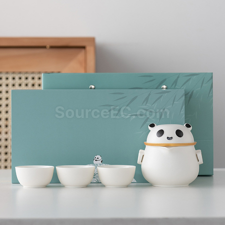 Customization Panda Portable Travel Tea Set Promotional Products