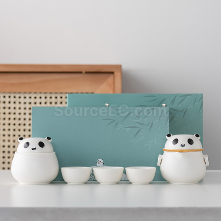 Customization Panda Portable Travel Tea Set Promotional Products