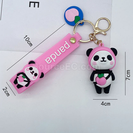 Customization PVC Panda Keychain Promotional Products