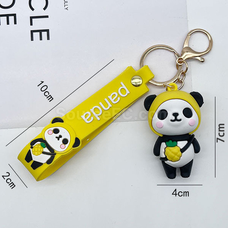 Customization PVC Panda Keychain Promotional Products