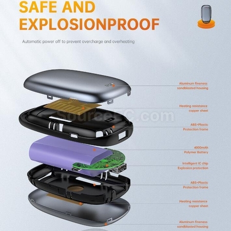 Customization Heating Electric Baby Warmer 2-in-1 Mobile Power Supply Promotional Products