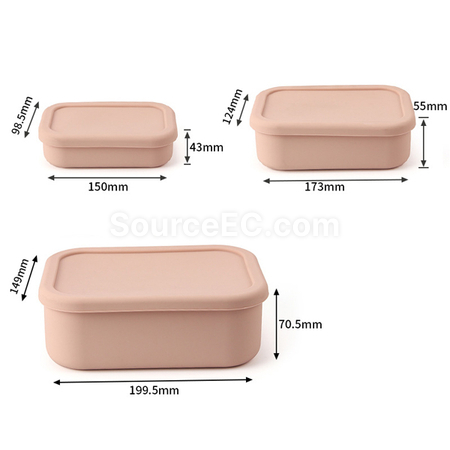 Customization Silicone Lunch Box Promotional Products
