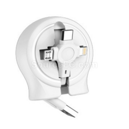 Customization One to three telescopic data cable Promotional Products