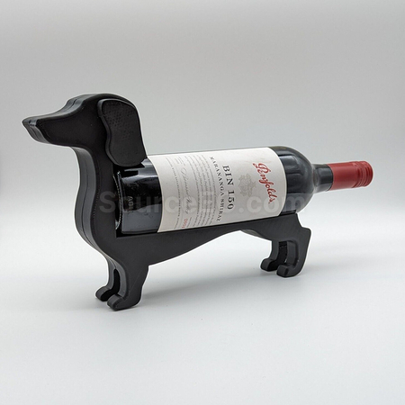 Customization Sausage dog red wine bottle rack Promotional Products