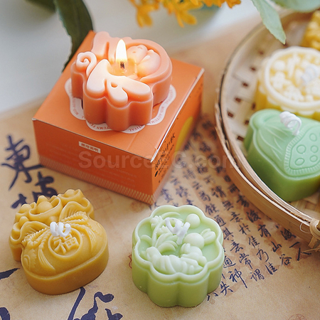 Customization Mid-autumn Mooncake Scented Candle Gift Set Promotional Products