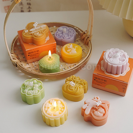 Customization Mid-autumn Mooncake Scented Candle Gift Set Promotional Products