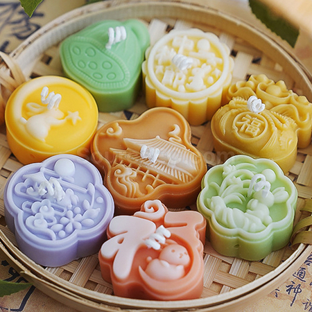 Customization Mid-autumn Mooncake Scented Candle Gift Set Promotional Products