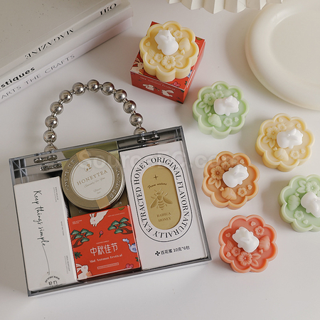 Customization Mid-autumn Mooncake Scented Candle Gift Set Promotional Products