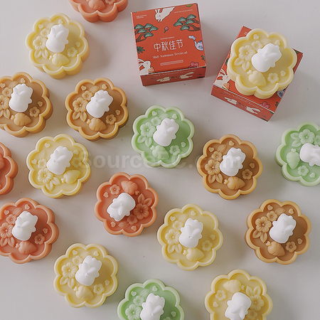Customization Mid-autumn Mooncake Scented Candle Gift Set Promotional Products