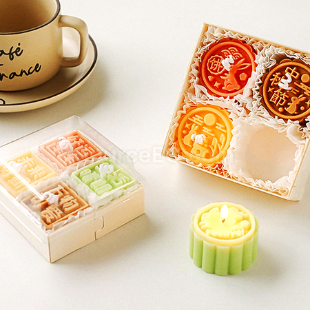Customization Mid-autumn Mooncake Scented Candle Gift Set Promotional Products