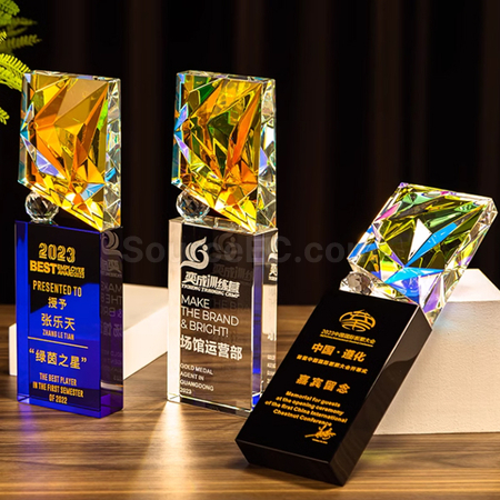 Customization Crystal Trophy Promotional Products
