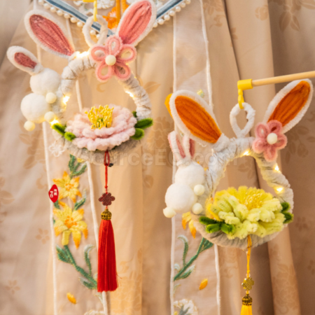 Customization Mid Autumn Festival DIY Rabbit Lantern (requires self-assembly) Promotional Products