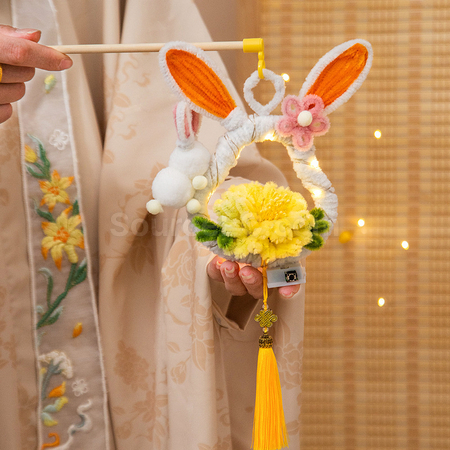 Customization Mid Autumn Festival DIY Rabbit Lantern (requires self-assembly) Promotional Products