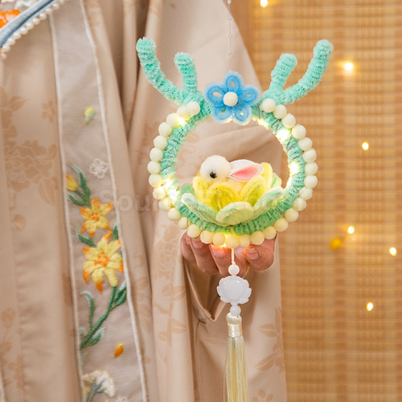 Customization Mid Autumn Festival DIY Rabbit Lantern (requires self-assembly) Promotional Products