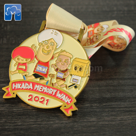 Customization Cute cartoon character alien medal customization Promotional Products