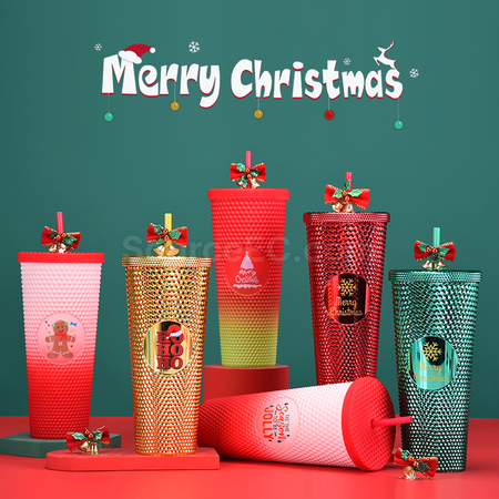 Customization 710ML Christmas Sippy Cup Promotional Products