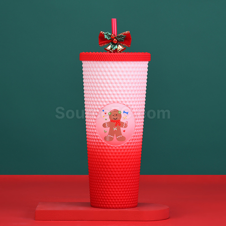 Customization 710ML Christmas Sippy Cup Promotional Products
