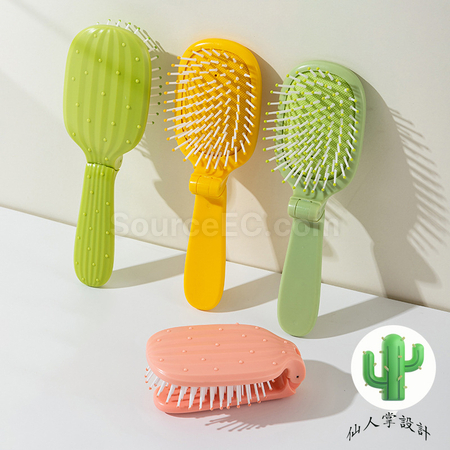 Customization Cactus Folding Air Bag Massage Comb Promotional Products