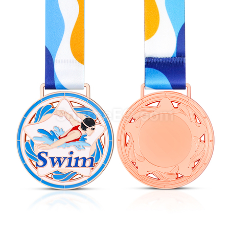 Customization Swimming Metal Medal Promotional Products