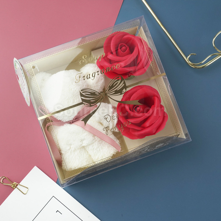 Customization Rose Soap Flower Towel Gift Box Promotional Products