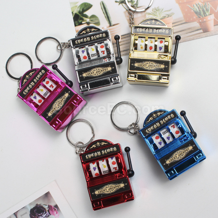 Customization Mini fruit machine keychain Promotional Products