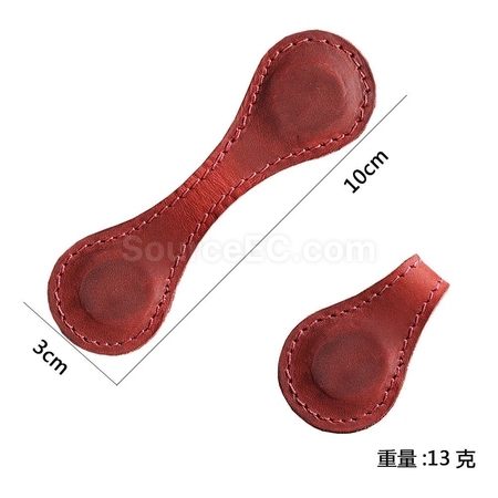 Customization Genuine leather magnetic bookmark Promotional Products