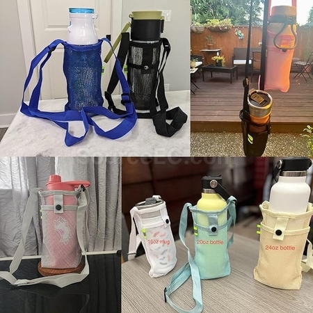 Customization Carrier Mesh Water Bottle Bag Promotional Products
