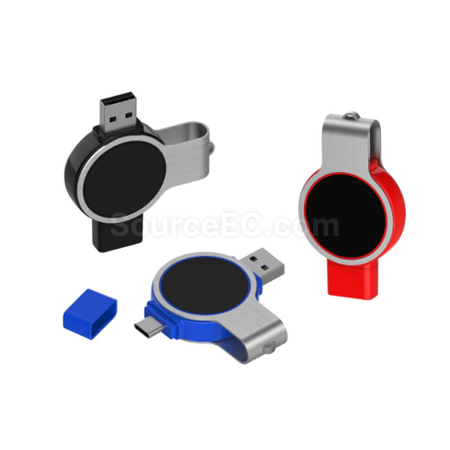 Customization Type-C USB Flash Drive with Lighting Logo Promotional Products