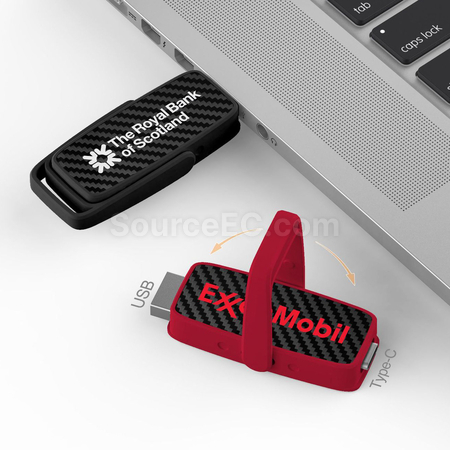 Customization Type-C USB Flash Drive with Lighting Logo Promotional Products