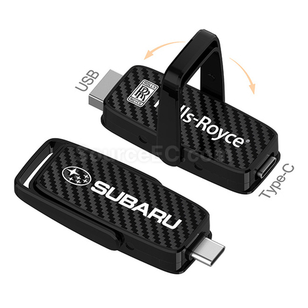 Customization Type-C USB Flash Drive with Lighting Logo Promotional Products