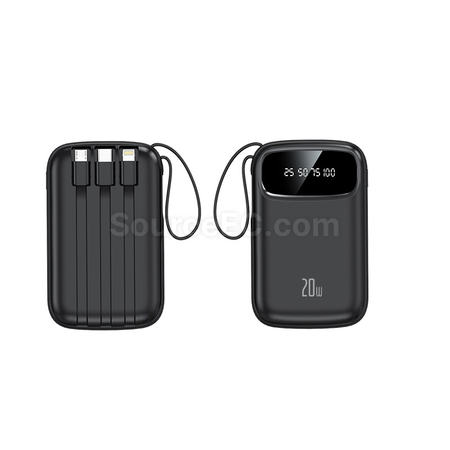 Customization 3C Certified Comes With Four Wires Mobile Power Bank Promotional Products