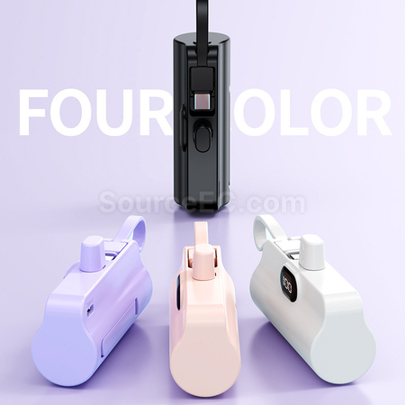 Customization Wireless Capsule Charging Bank with Phone Stand Promotional Products