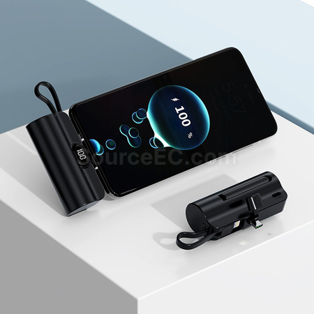 Customization Wireless Capsule Charging Bank with Phone Stand Promotional Products