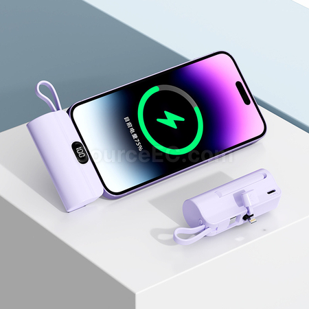 Customization Wireless Capsule Charging Bank with Phone Stand Promotional Products